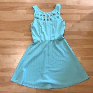 A-Line Dress with Cutouts